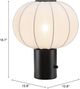 Zuo® Modern Wisteria Black Table Lamp-3