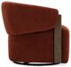 Parker House® Finley Island Rust Swivel Accent Chair-4