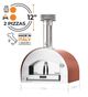 Fontana Forni Napoli 31" Red Pizza Oven -2