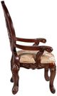 Furniture of America® Normandy 2-Piece Brown Cherry/Tan Arm Chair Set-4