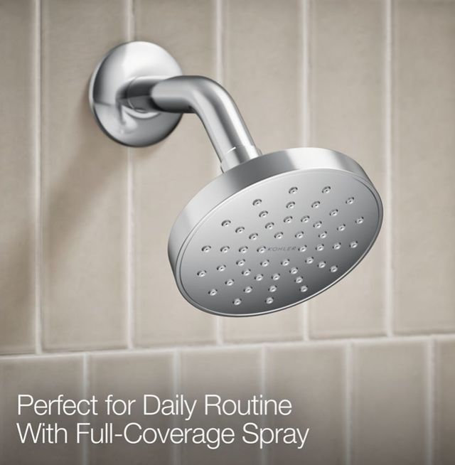 KOHLER® Elate® Rite-Temp® Polished Chrome 1.75 GPM Shower Trim Kit with Push-Button Diverter-4