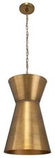 Uttermost® Crocker Antique Brass Pendant-0