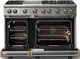 Viking® 5 Series 48" Stainless Steel Pro Style Gas (NG) Range with Brushed Brass Trim-1