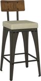 Amisco Customizable Upright Upholstered Counter Stool-0
