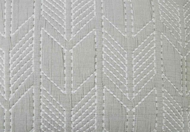 Signature Design by Ashley® Jaxine Gray/White/Cream King Coverlet Set-1