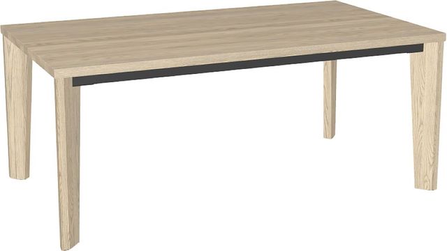 Amisco Customizable Fabiola 72" Rectangular Dining Table with 1.5" Solid Ash Top-0