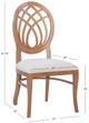 Linon Oakley 2-Piece Brown/Gray Upholstered Dining Chair Set-2