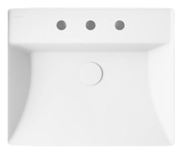 Kohler Brazn® White 23" x 19" Rectangular Vessel Bathroom Sink-1