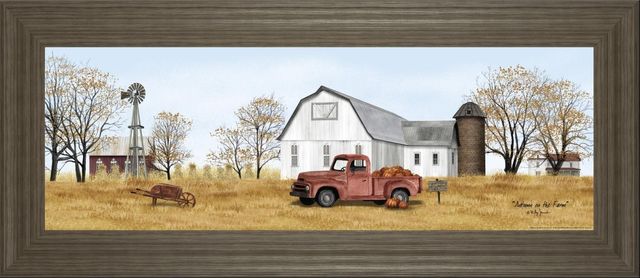 Classy Living Billy Jacobs Autumn on the Farm Wall Art-0