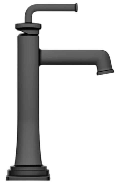 KOHLER® Riff® Matte Black Tall Single-Handle Bathroom Sink Faucet-2