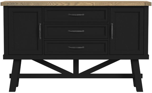 Intercon Hendricks Raven/Rustic Wheat Server-2