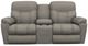 La-Z-Boy® Morrison Fog Power Reclining Loveseat with Console and Headrest-1