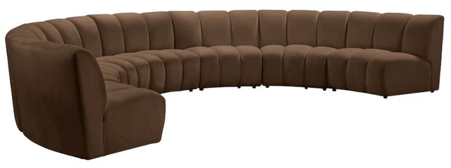Meridian Furniture Infinity 7-Piece Brown Modular Sectional-0