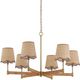 Forty West Beck Gold Chandelier-0