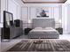 VIG Furniture Modrest Splendor Gray/Silver Eastern King Upholstered Panel Bed-4