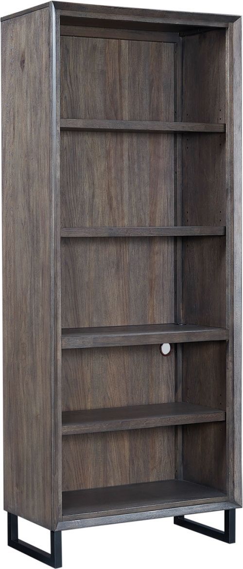 aspenhome® Harper Point Fossil Open Bookcase-0