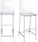 Elements International Zeus Clear Bar Stool-4