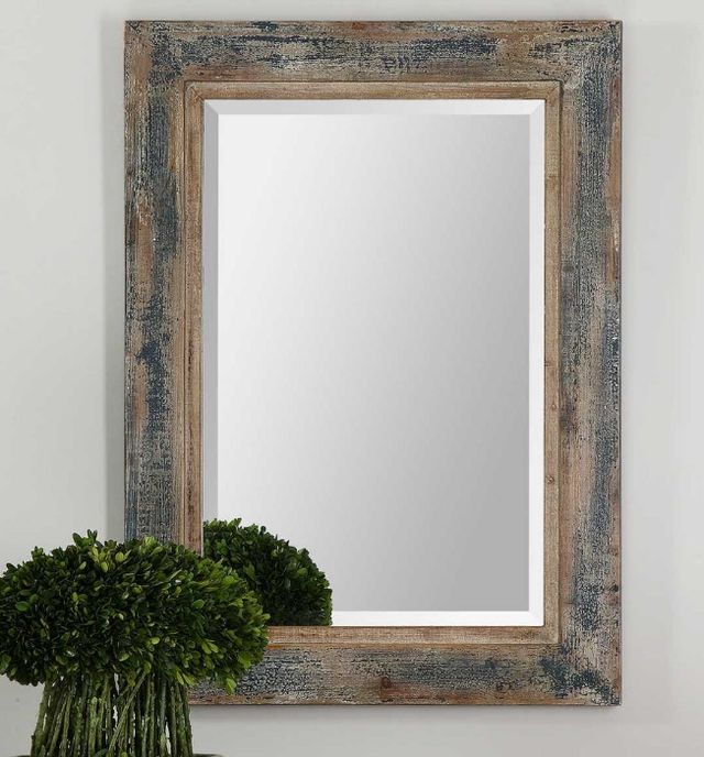Uttermost® Bozeman Slate Blue Mirror-1