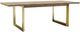 Canadel Customizable Modern Pecan Washed Rectangular Metal Base Dining Table-0