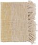 Surya Kymani Bright Yellow 50"x60" Throw Blanket-0