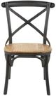 Nest Home Collections Xavier Black/Natural Dining Side Chair-0
