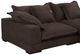 Moe's Home Collection Daydream 2-Piece Dark Brown L-Shaped Sectional Sofa and Chaise-4