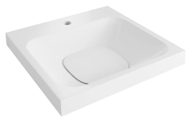 DXV Canvas White Modulus 21" Sink, 1-Hole-0