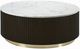 ACME Furniture Clayten White Coffee Table with Espresso Base-0