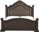 Signature Design by Ashley® Wellsbrook Dark Brown Queen Upholstered Bed-3