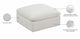 Meridian Furniture Plush Cream Ottoman-2
