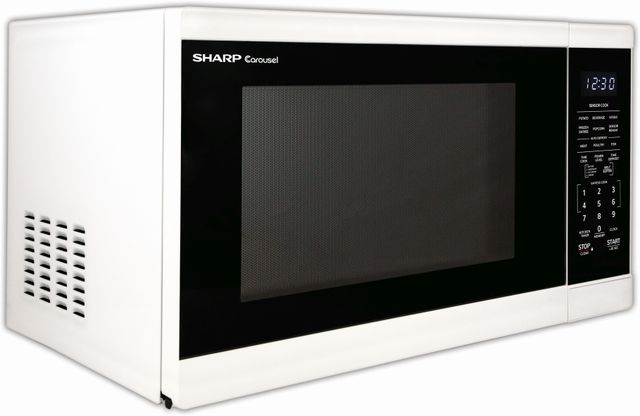 Sharp® Carousel® 1.4 Cu. Ft. White Countertop Microwave-3