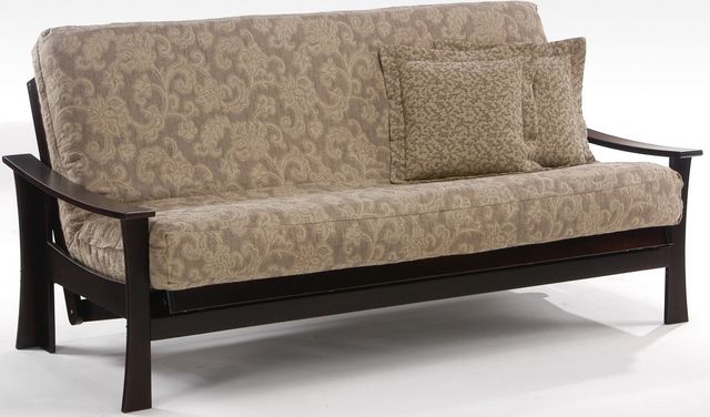 Night & Day Furniture™ Fuji Dark Chocolate Queen Nesting Futon-0