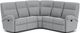 Flexsteel® Davis Silver Tweed Reclining Sectional-0
