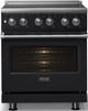 Viking® 5 Series 30" Onyx Pro Style Electric Range with Polished Chrome Trim-4