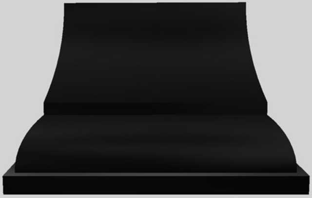 Vent-A-Hood® Designer Series 48" Black Island Range Hood-0