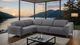 Furniture of America® Melancton 4-Piece Dark Gray Power Sectional-0