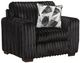 Affordable Furniture 7601 Lush Black Chair-0