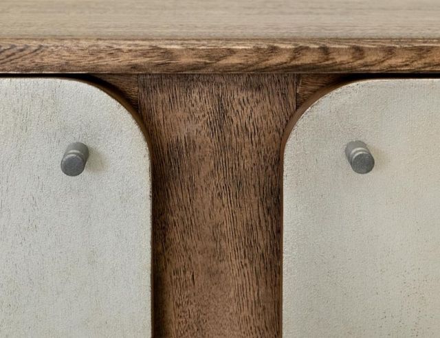 International Furniture Direct Nashville Brown/Gray Console-3