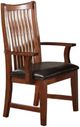 Winners Only® Colorado Brown Dining Arm Chair-0