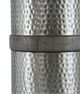 A & B Home Gray/Silver Hammered Table Lamp-4