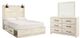 Signature Design by Ashley® Cambeck 2-Piece Whitewash Queen Panel Bed Set-0
