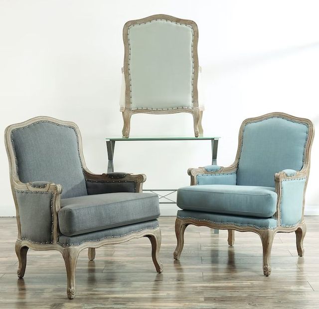 Elements International Artesia Midtown Taupe Arm Chair-2