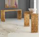 Modern History Somerset Bay Home Slab Brown Large Console Table-1