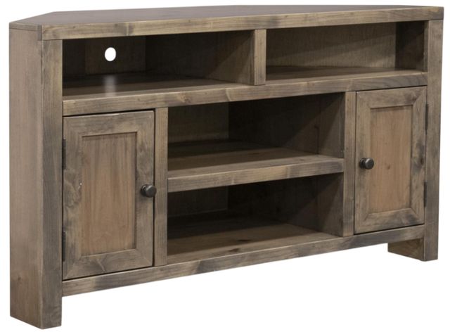 Legends Home Joshua Creek Barnwood 52" Corner TV Console-0