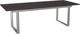 Amisco Customizable Burton 120" Rectangular Extendable Table with 1" Thermo Fused Laminate Top and 1 Leaf-0