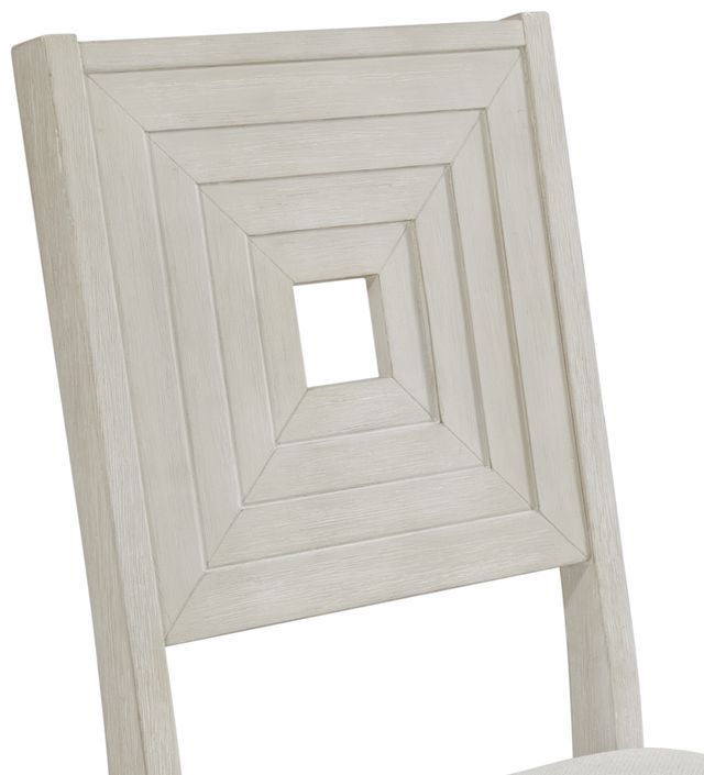 Elements International Avalanche Antique White Dining Side Chair-4