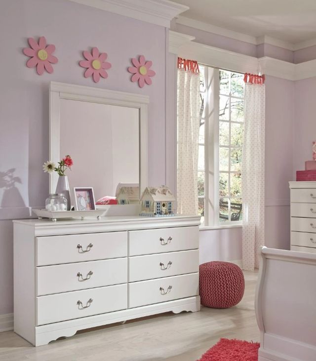 Signature Design by Ashley® Anarasia White Dresser and Mirror-4