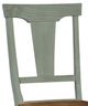 John Thomas Furniture® Vista Hickory/Stone Panel Back Dining Side Chair-1