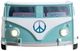 Furniture of America® Axel Teal/White Twin Peace Bus Youth Bed-5