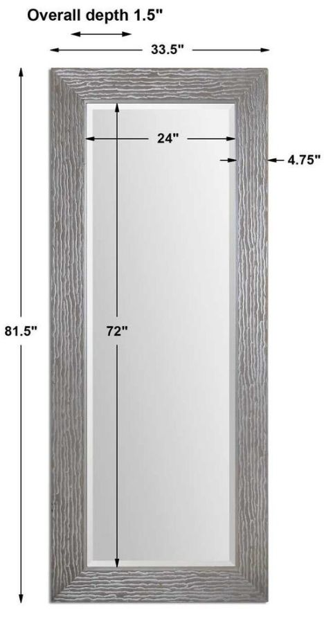 Uttermost® Amadeus Silver Full Length Mirror-2
